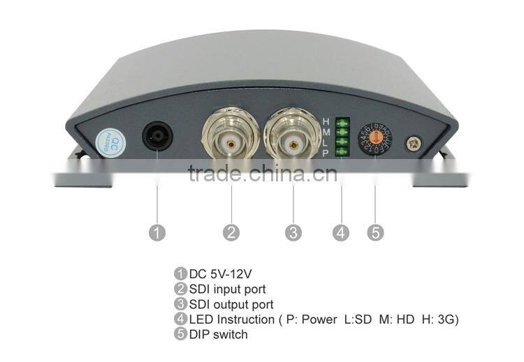 LM-PSY01 OEM HD SDI to Component Video,BNC to YPbPr Converter with DIP Switch