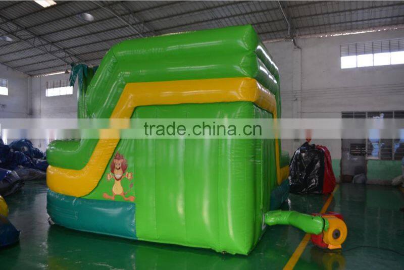 Selling popular mini green combo inflatable combo bouncer for children