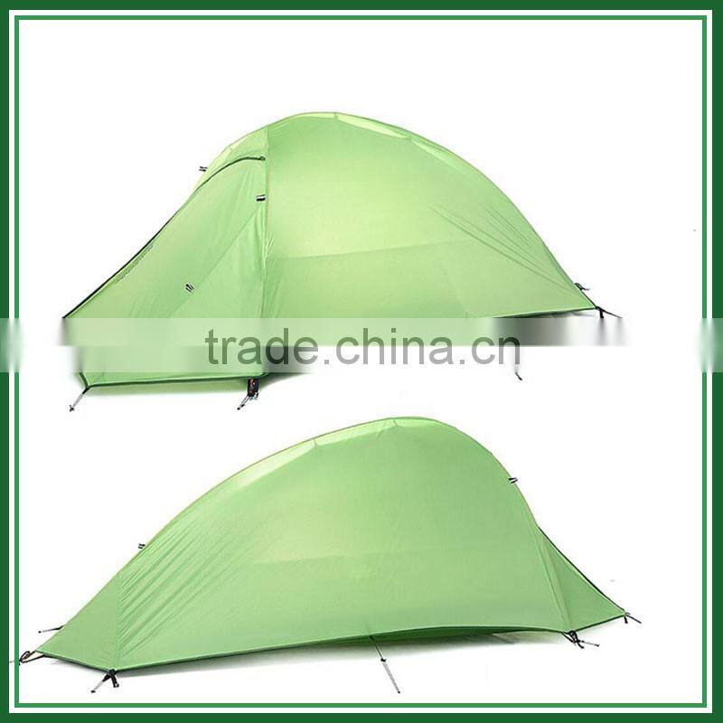 Modern 1 man orange outdoor tent
