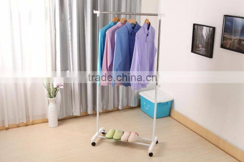 Stainless steel vertical clothes hanger rack