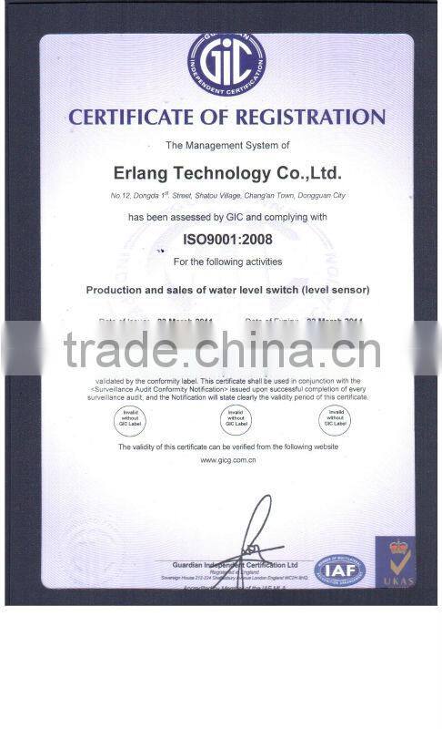 PP Material water detection magnetic float switch