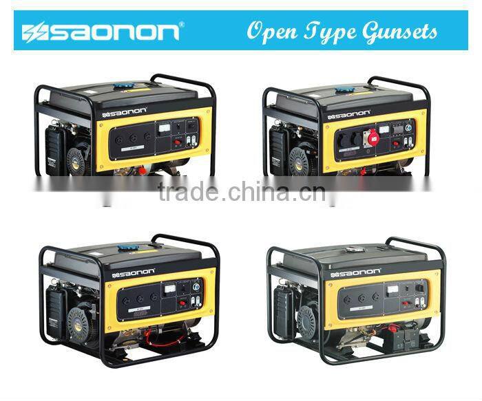 CE ISO approved 7kva Open Type Portable Small Nature Gas Generator Sets for sale