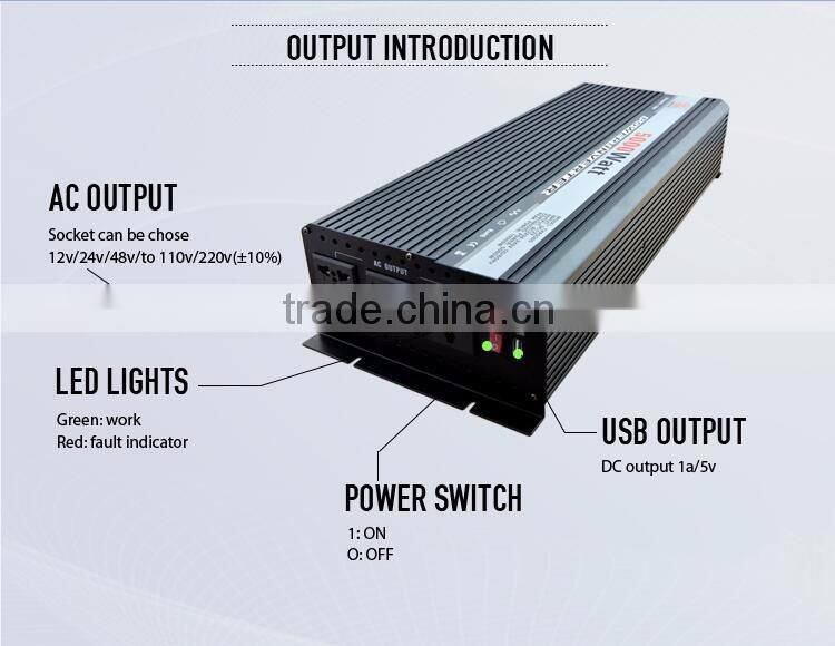 12v/24v dc/ac power inverter 5000w 230v 5kw