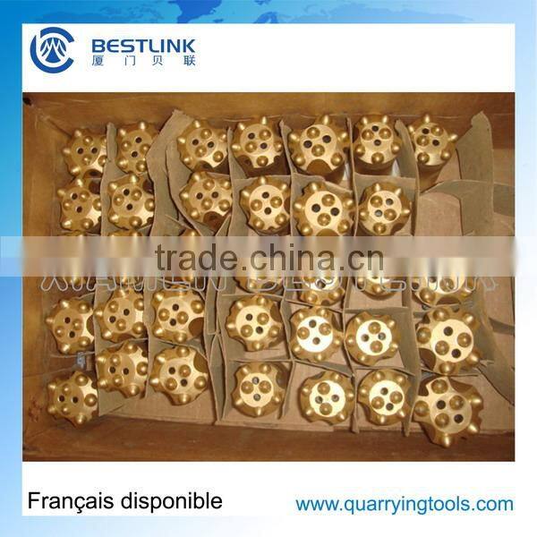 D32mm D34mm China Tapered&Threaded button bit for rock drilling