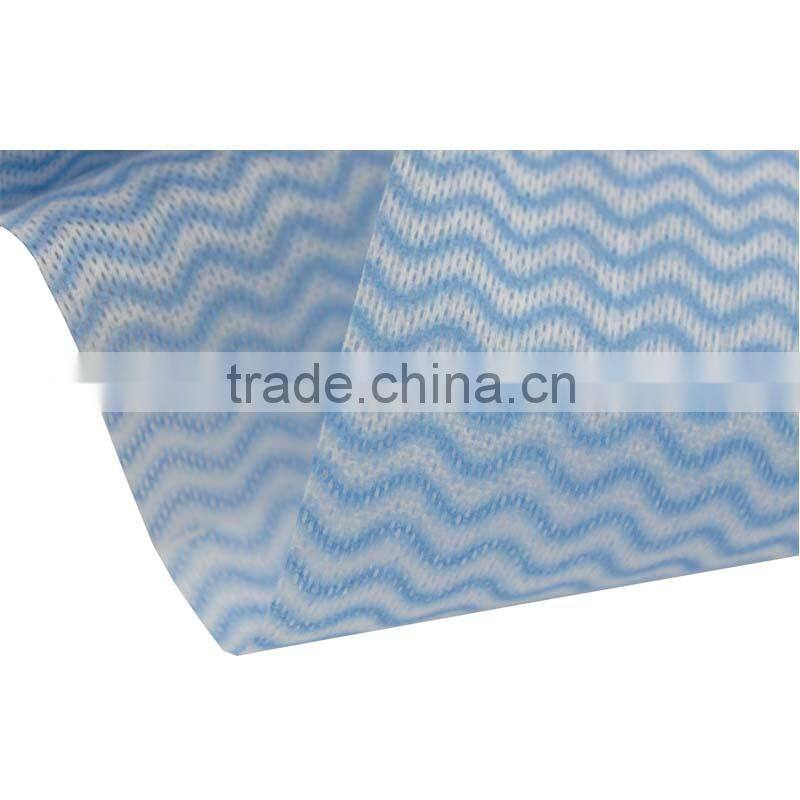 Spunlace mesh nonwoven industrial wipers