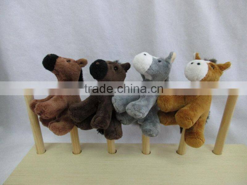 Mini cute plush animal finger puppet
