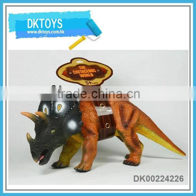 Roto cast dinodsaur soft pvc dinosaur with PP cotton stuffed