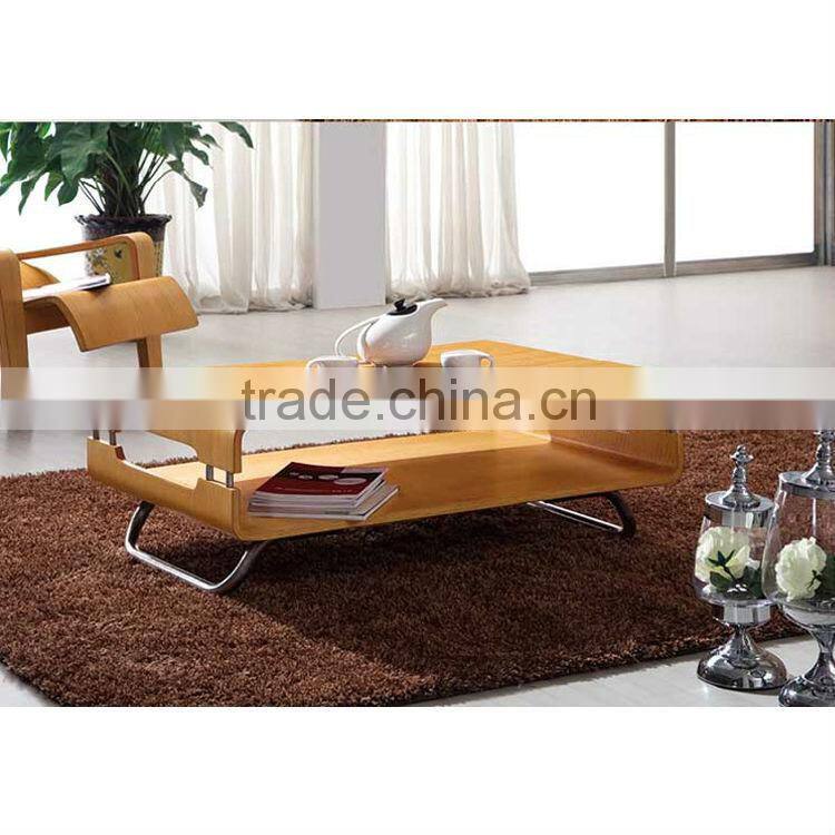2014 Hot Selling Modern Wood Coffee Table Design S112-4