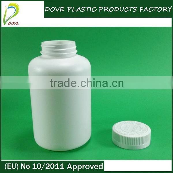 500ml plastic bottle 500ml plastic jar with aluminum lid for health food