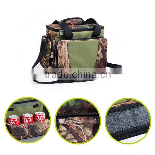 Fashion camouflage insulated cooler bag,outdoor camouflage cooler bag