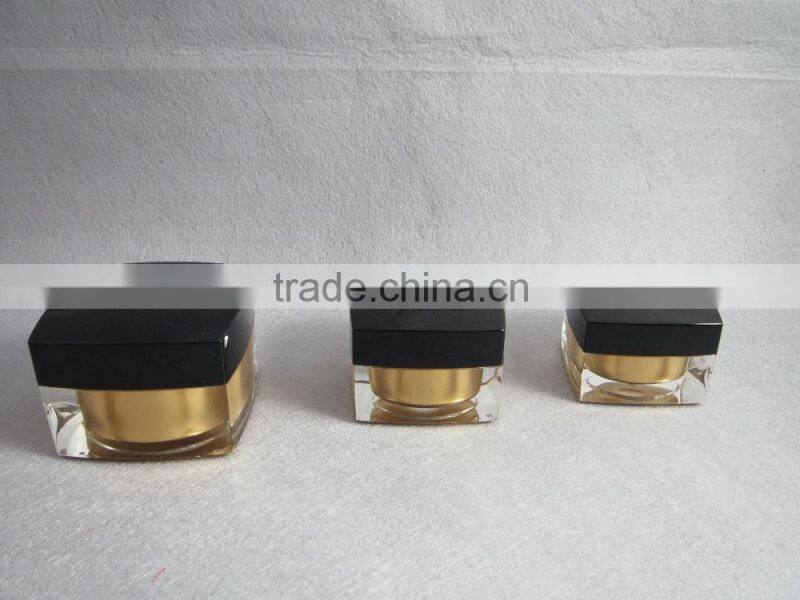 plastic facial cream packaging clear plastic container