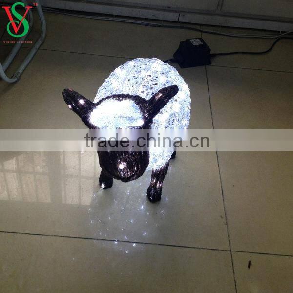 LED christmas sheep sculpture lighting