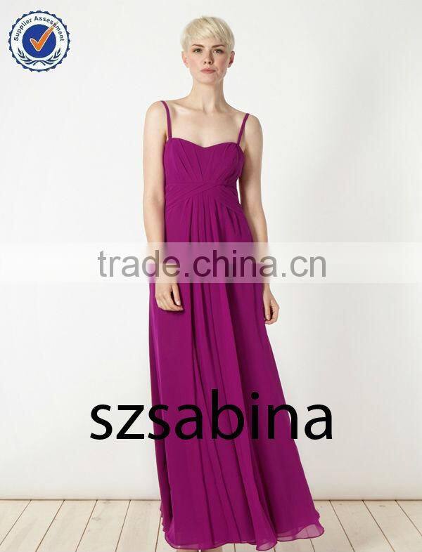 2016 China factory Discount Floor Length Bridesmaid Dresses