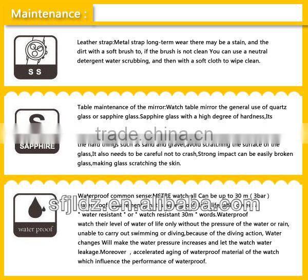 2014 New Arrival OEM/ODM Japan Movement Quartz Custom Wood Watch