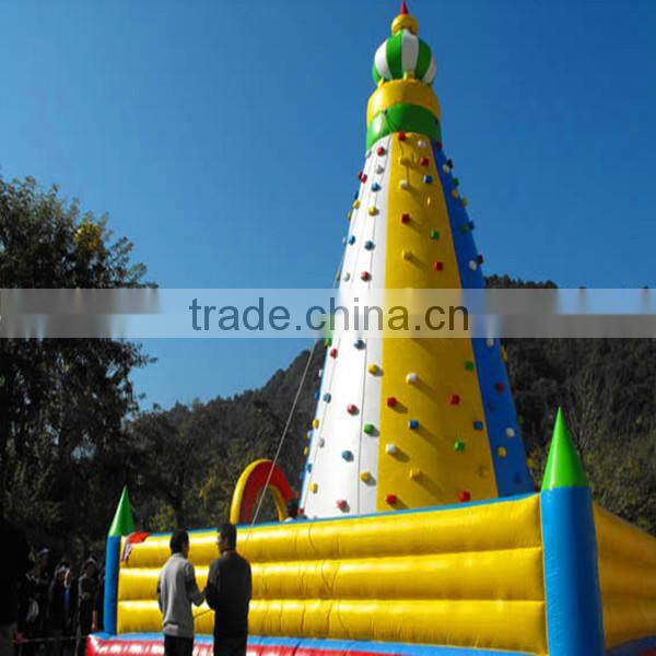 square amusement equipment inflatable climbing wall children games