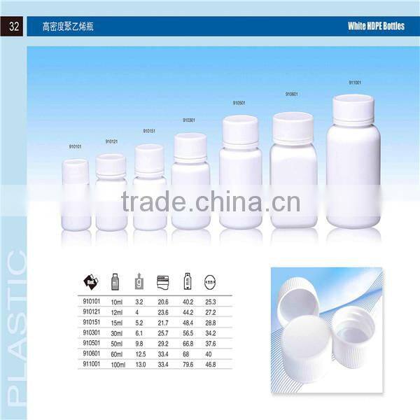 clear plastic bottle 100ml