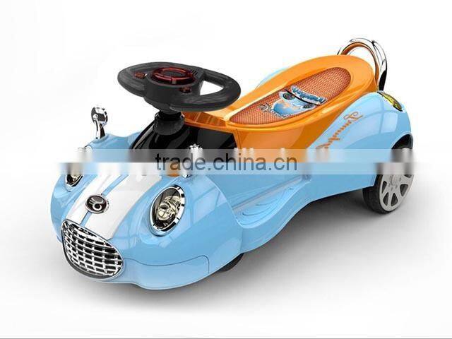 Kids Cartoon Easy Roller Ride on Swing Car