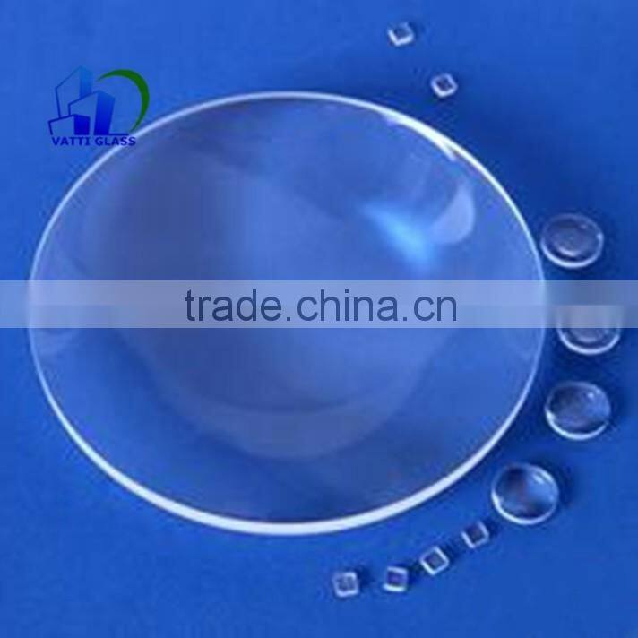 high quality round clear sheet glass for wall clocks