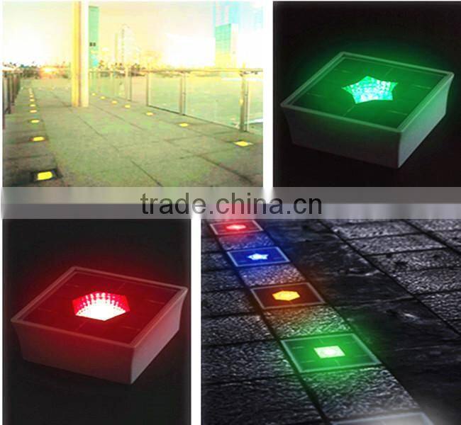 Cordless ground mounted solar paver light