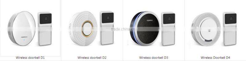 2016 new product wireless entry door chime AU USA UK plug CE FCC ROHS