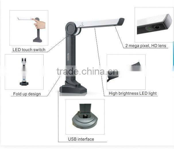 factory price high speed mini portable document scanner maximum A4 scanning size S200L