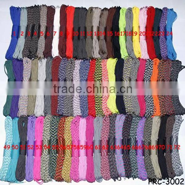 12 Colors 7 Strand Reflective Paracute Wholesale PRC-3003