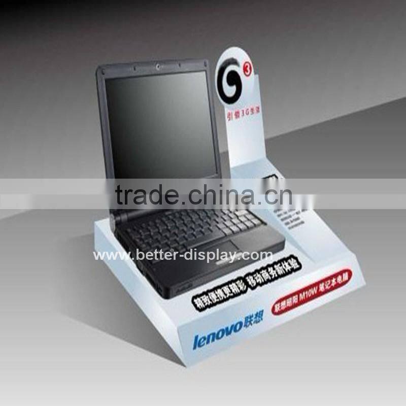 custom white acrylic tablet display stand with logo