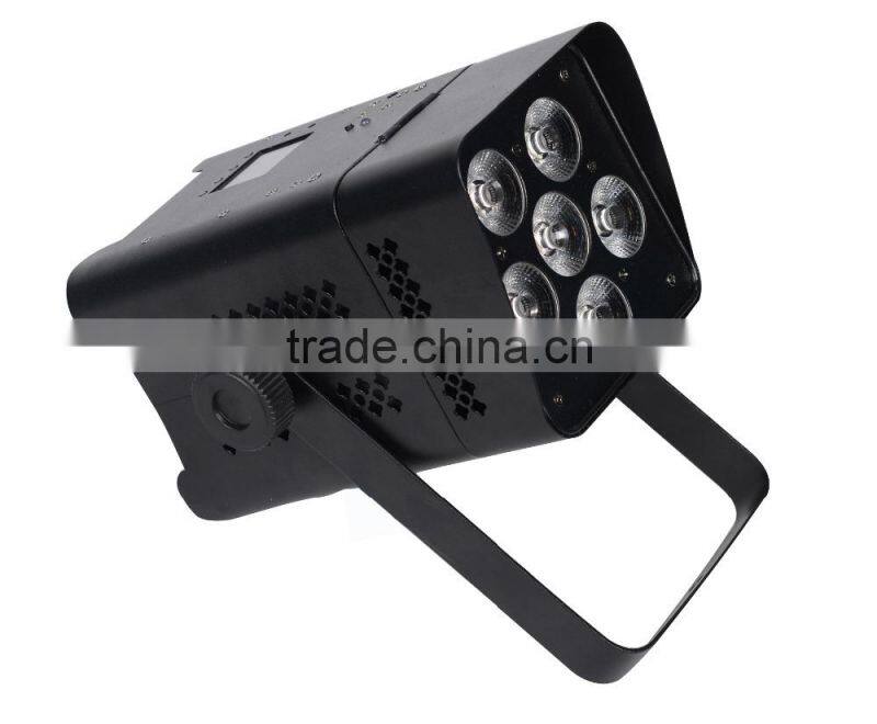 Hot sell Rechargeable Battery 6pcs LED uplight led lighting