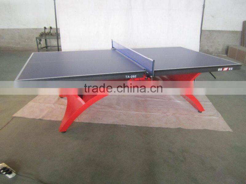 Tainbow shape table outdoor table Folded portable tennis table