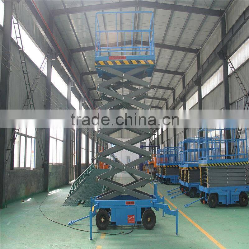 One man mini mobile hydraulic scissor lifter