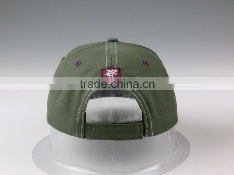 CUSTOM CHEAP GREEN FLAT BRIM KID SNAPBACK HAT