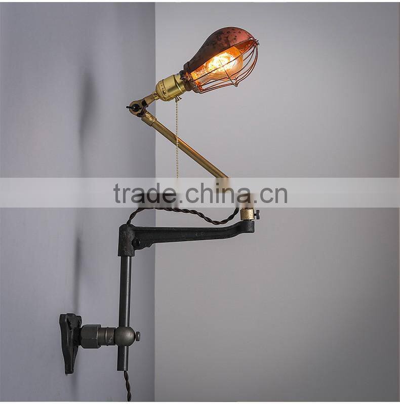 Old Style Vintage Edison Bulb Metal Wall Light