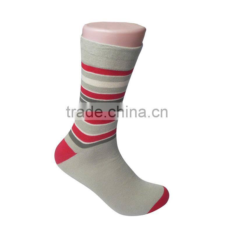 GSM-157 bulk sell custom design bamboo socks with stripe lines