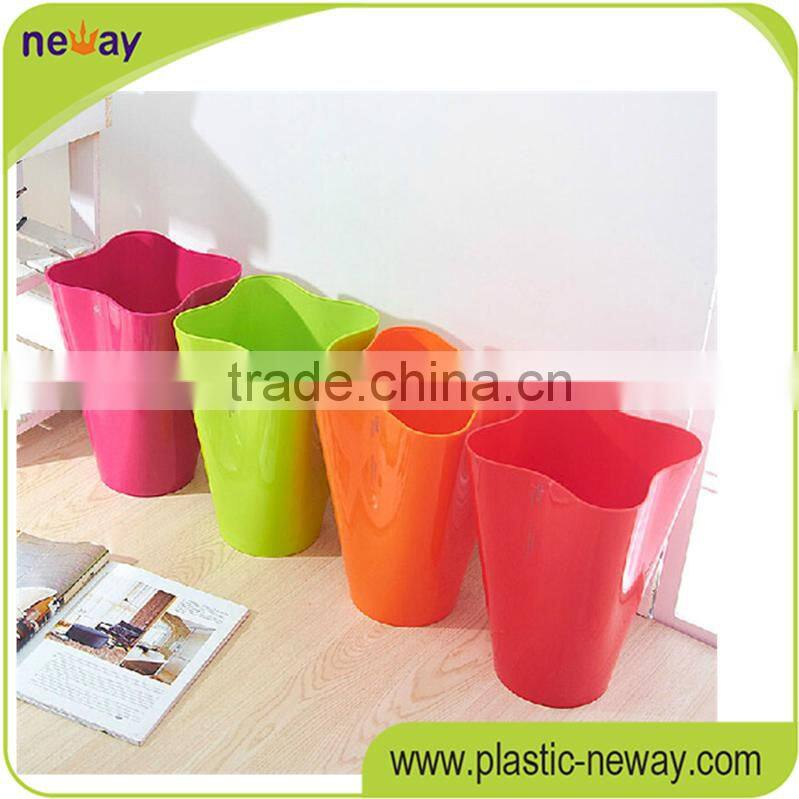 Thick open top PP Eco-Friendly 10L novelty design mini trash can for kitchen