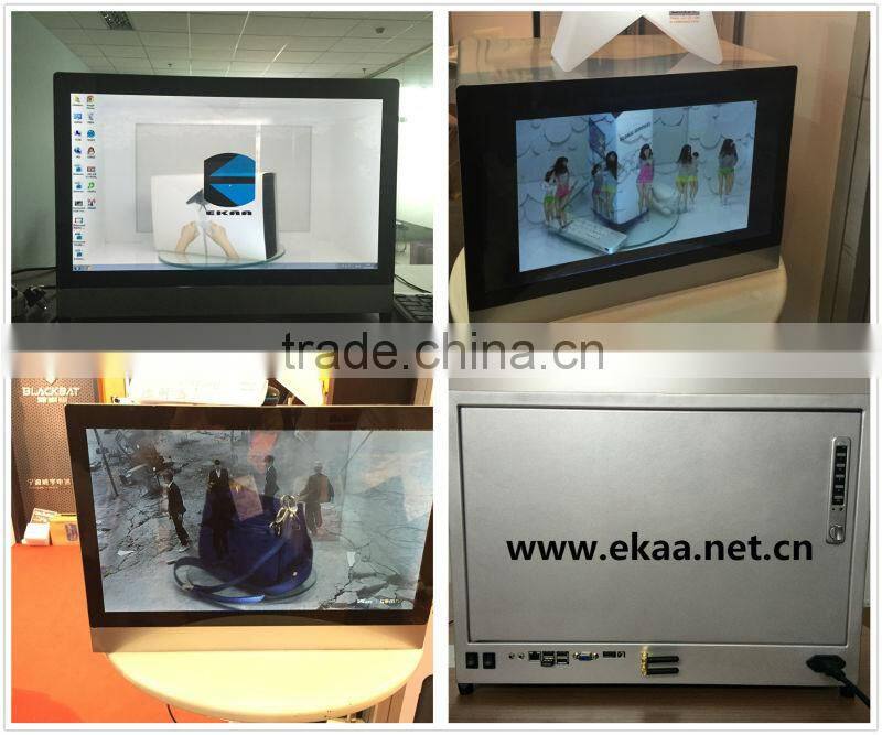 EKAA 65'' Transparent Touch Screen On Mall Shop Window