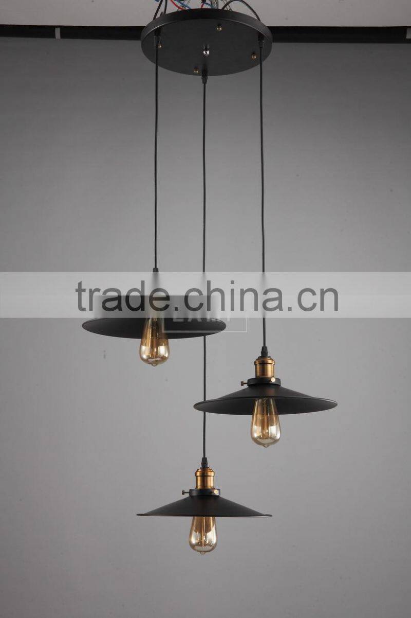Iron industrial metal Uttermost Barnstead 3 Light