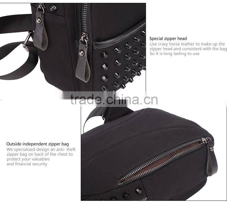 Export Bag Order Wholesale Red Cotton Small Canvas Backpack Bag