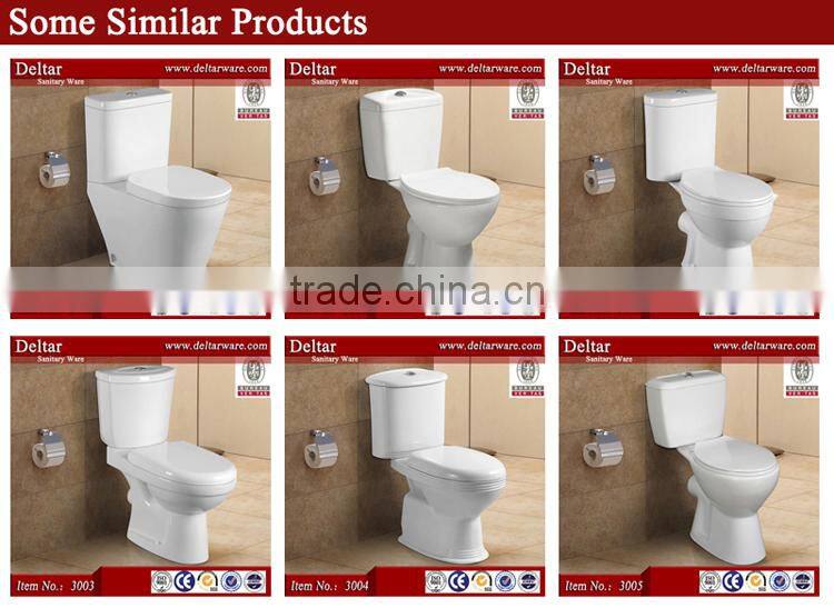 Ceramic Toilet/Closet , Toilet jet flushing WC, sanitary ware two piece twyford brand toilet