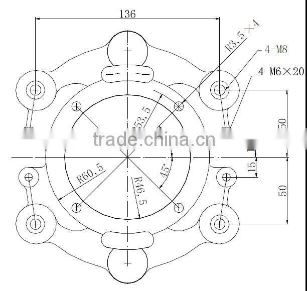 MXG/Y (II/S)70~100 Rotating rectifier component series (Installation dimensions 107mm)