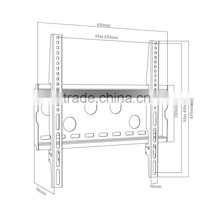 Flexible mounting bracket for 26"-55", wholesale sliding wall bracket