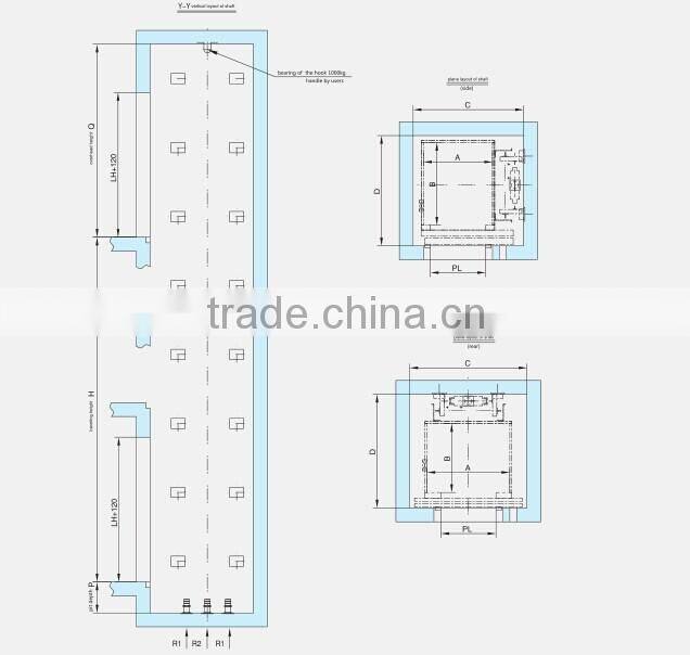 villa mini residential lift