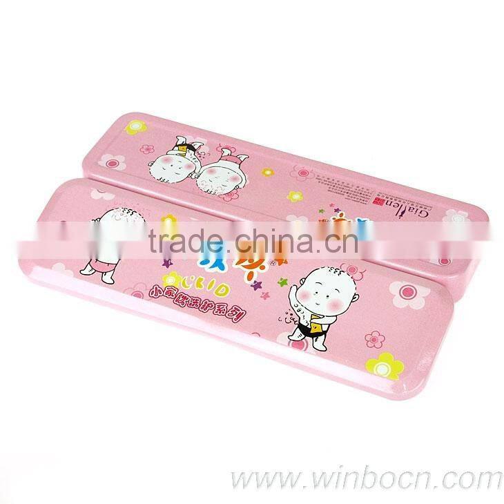 Single-layer Students Tin Pencil Case
