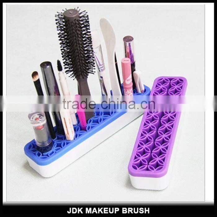 Silicone cosmetic accessories organizer Silicone makeup tool Storage