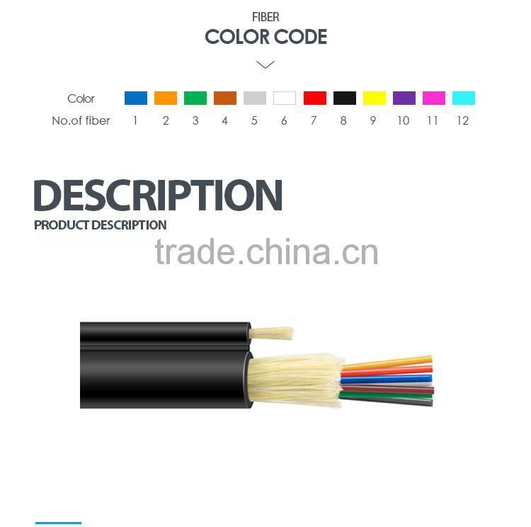 Single Mode 4 8 12 24 core Figure 8 Armoured Optical Fiber Cable for Congo cabling systems