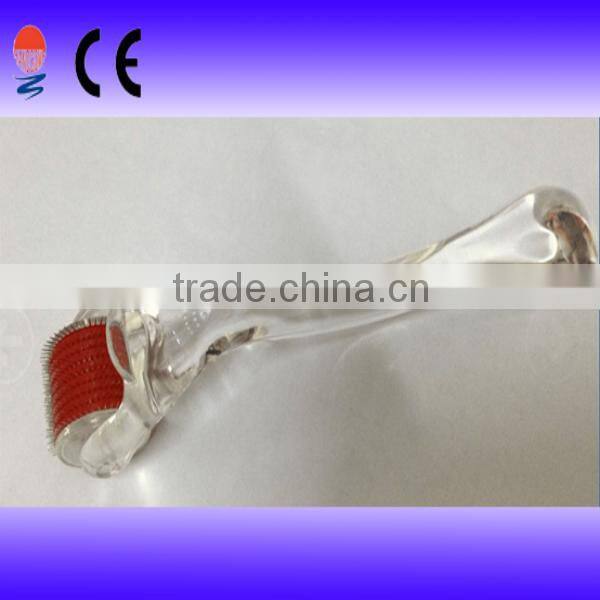 derma roller with 540 disk needles for hair loss treatment, portable beauty equipment beauty care machine roller