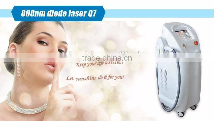 Vertical diode laser hair removal machine price with portable optional
