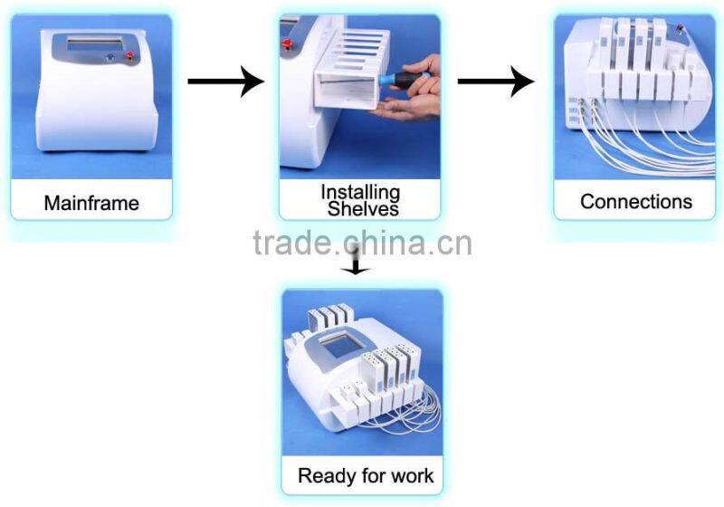 Lipo laser 650nm mitsubishi diode laser / lipo laser fat removal equipment / lipo laser machine with laser diode