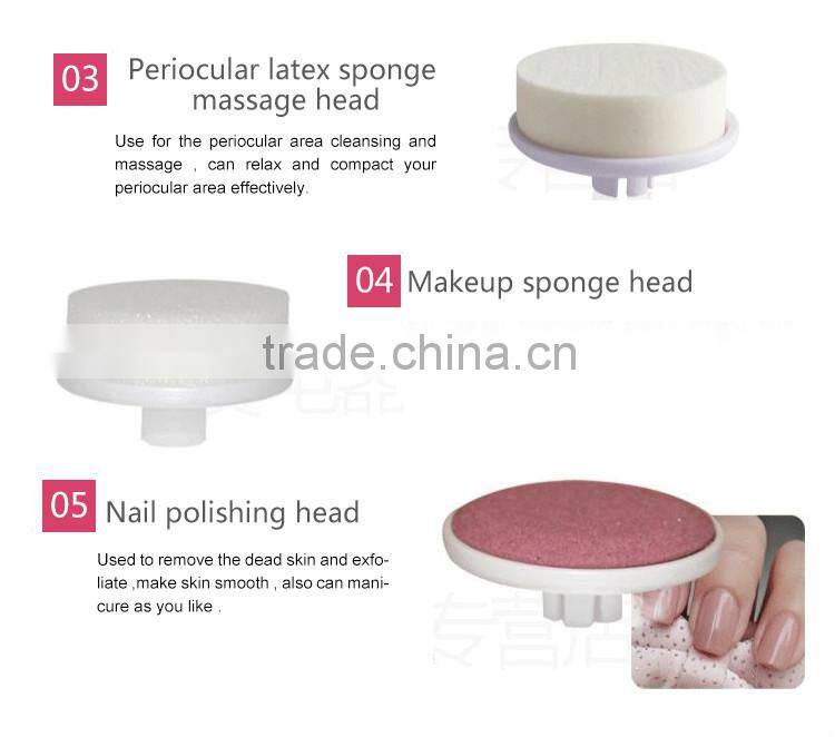 2015 New Stylish Product Waterproof Sonic Facial Cleansing Brush Electronic Face Massager Home SPA