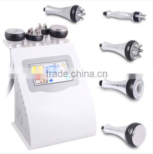 5in1 tri polar RF multipolar RF vacuum ultrasound cavitation slimming equipment