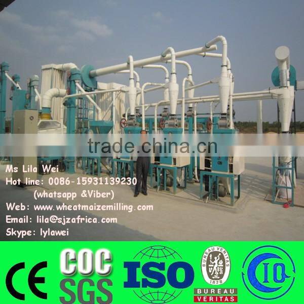 High quality 20T/24H maize milling machinery to produce Kenya super maize mill